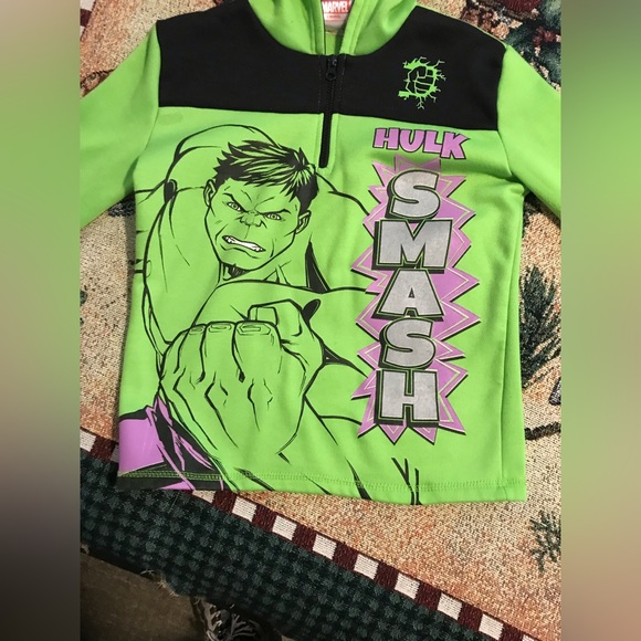 Marvel Hulk pullover Hoody boys 7 - Picture 2 of 5